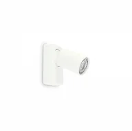 Lampy ścienne - Ideal Lux Kinkiet Rudy 229027 nowoczesna oprawa w kolorze białym 229027 - miniaturka - grafika 1