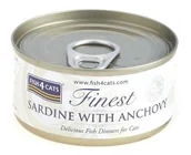 Mokra karma dla kotów - Fish4Cats Fish4Cats Sardynka z Anchois 70g - miniaturka - grafika 1