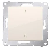 Wyłączniki światła i elektryczne - Kontakt Kontakt_Simon Łącznik dwubiegunowy (moduł) 10AX. 250V. szybkozłącza krem DW2.01/41 - miniaturka - grafika 1