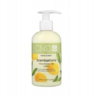 Kremy i maski do rąk - CND Krem Do Rąk Cytryna & Zielona Herbata 245M - miniaturka - grafika 1