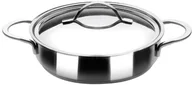 Rondle - Ibili Noah garnek do gotowania, okrągły płaski stal nierdzewna, z pokrywką 605326 - miniaturka - grafika 1