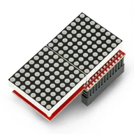 Podzespoły elektroniczne - Raspberry Pi Matryca 128 LED 16x8 MAX7219 do OST-18523 - miniaturka - grafika 1
