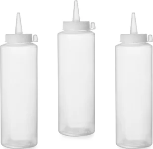 Hendi Dyspensery do zimnych sosów 0,35 l przezroczysty - 3 szt. 557853 - Wyposażenie lokali gastronomicznych - miniaturka - grafika 2