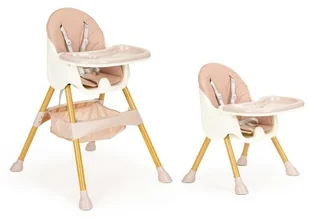 Ecotoys Fotelik krzesełko do karmienia dzieci wysokie 2w1 1752 - Krzesełka do karmienia - miniaturka - grafika 6