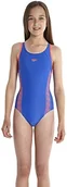 Pływanie - Speedo Monogram Muscleback dziewczęcy strój kąpielowy, niebieski 8-08747A73724 - miniaturka - grafika 1