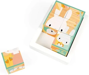 Janod Klocki drewniane puzzle 6w1 Pure 6 elementów J05158 729980 - Zabawki kreatywne - miniaturka - grafika 13