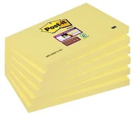 Etykiety samoprzylepne i bloki etykiet - Post-It 3M Bloczek samoprzylepny Super Sticky (655-6SSCY-EU), 127x76mm, 6x90 kart., żółty 3M-70005197895 - miniaturka - grafika 1