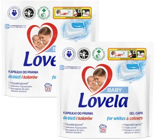 Lovela Kapsułki Uniwersalne Prania Dzieci 2x23szt - Środki do prania - miniaturka - grafika 3