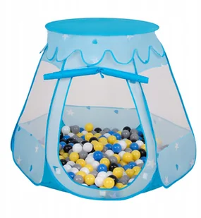 Namiot Zamek z piłkami Suchy Basen kulki 200 szt - Namioty i tipi dla dzieci - miniaturka - grafika 24