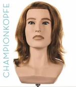 Główki treningowe - L'image Główka treningowa męska Michael L'IMAGE, włos ludzki + uchwyt, fryzjerska do czesania, głowa do ćwiczeń Michael - miniaturka - grafika 1