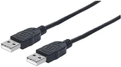 Kable USB - Manhattan Hi-Speed USB 2.0 przewód przyłączeniowy, czarny 1m 353892 - miniaturka - grafika 1