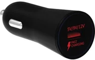 Ładowarki samochodowe - WG Ładowarka samochodowa QC 3.0 Fast Charger Czarna+ 40 zł na dzień dobry w Klubie MediaMarkt ! QC 3.0 Fast Charger Czarna - miniaturka - grafika 1
