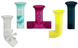 Boon Zabawka do Wody Rurki Pipes Cool Kolor - Zabawki do kąpieli - miniaturka - grafika 2