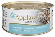 Mokra karma dla kotów - Applaws Cat Tin 12x(6x70g) Tuna Fillet mokra karma dla kotów tuńczyk - miniaturka - grafika 1