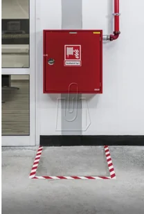 Durable Taśma podłogowa Duraline Strong czerwono-biała 1726-132 - Akcesoria do pakowania - miniaturka - grafika 3