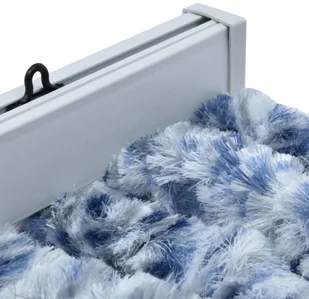 vidaXL Zasłona przeciwko owadom, niebiesko-biała, 56x200 cm, szenil vidaXL - Akcesoria do okien - miniaturka - grafika 6