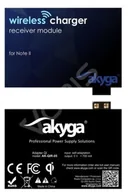 Ładowarki do telefonów - Akyga ADAPTER QI NOTE 2 2 PIN AK-QIR-05 - miniaturka - grafika 1