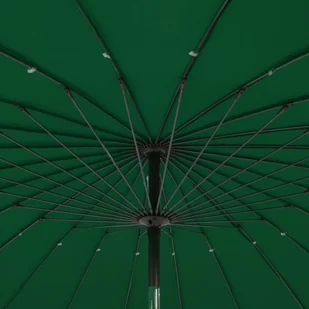 vidaXL Parasol ogrodowy na słupku aluminiowym, 270 cm, zielony vidaXL - Parasole ogrodowe - miniaturka - grafika 2