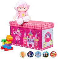 Pudła i pojemniki do przechowywania - Relaxdays składane pudełko do przechowywania dla dzieci, z miejscem do przechowywania, dla chłopców i dziewczynek, nie zajmuje dużo miejsca, różne Motywy - miniaturka - grafika 1