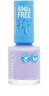 Lakiery do paznokci - Rimmel London London Kind & Free lakier do paznokci 8 ml 153 Lavender Light - miniaturka - grafika 1