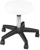 Krzesła i taborety kosmetyczne - TABORET KOSMETYCZNY AM-004 BIAŁY 133200 - miniaturka - grafika 1