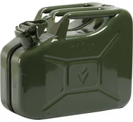Kanistry - Waiven Kanister na benzynę stalowoniebieski. 10l TÜV + GS + testowany pod ONZ. oliwkowy JC0010KV - miniaturka - grafika 1