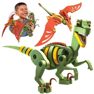Dumel DISCOVERY VELOCIRAPTOR & PTEROSAUR DD20001 - Klocki - miniaturka - grafika 3