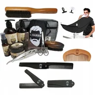 Kosmetyki i akcesoria do pielęgnacji brody - Zestaw Do Brody M.barbe Kosmetyki Nożyczki Brzytwa - miniaturka - grafika 1