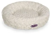 Legowiska dla psów - Nobby Donut poduszka dla małych psów i kotów Arusha  45 cm, biały - miniaturka - grafika 1