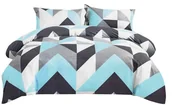 Pościel - Collection World Pościel Mikrowłókno HXDD-744 Zygzak 200x220NP 3 części 1102292 - miniaturka - grafika 1