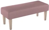 Ławki do przedpokoju - Dekoria.pl Dekoria.pl Ławka różowy z czarną nitką 100 × 40 × 40 cm Amsterdam 197-704-48 - miniaturka - grafika 1