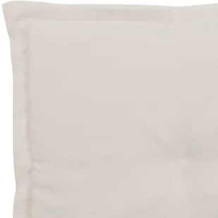 vidaXL Poduszka na ławkę ogrodową, kremowa, 200 x 50 x 3 cm - Poduszki ogrodowe - miniaturka - grafika 5