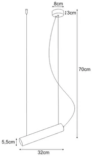 Kaja ALFRED OLSZEWSKI Żyrandol K-4420 z serii MILE GRAY - Lampy sufitowe - miniaturka - grafika 2