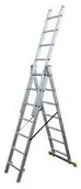 Drabiny - Koło Drabina aluminiowa przemysłowa 3x9 ARCT GROUP - miniaturka - grafika 1