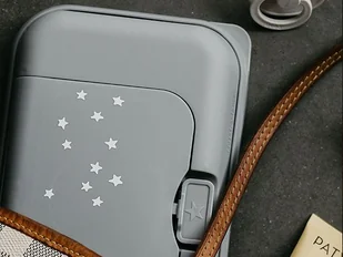 Funkybox - Pojemnik na Chusteczki To Go, White Little Stars - Pojemniki łazienkowe - miniaturka - grafika 2