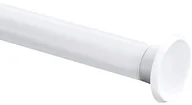 Akcesoria łazienkowe - GELCO gelco jb1352002 teleskopowy drążek prysznicowy z przyssawką aluminiowa biała 79 x 4,7 x 4,5 cm JB1352002 - miniaturka - grafika 1