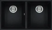Zlewozmywaki - Elleci QUADRA 350 KERATEK KURO BSO LKQ35086BSO - miniaturka - grafika 1