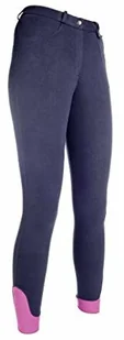HKM 10539 spodnie jeździeckie Kate, obszycie kolan z nadrukiem silikonowym, dziewczęce 116-176 damskie 34-48 4057052270079 - Bryczesy - miniaturka - grafika 2