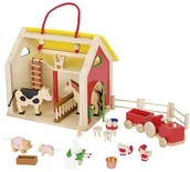 Figurki dla dzieci - Goki Stodoła w walizce z akcesoriami - miniaturka - grafika 1