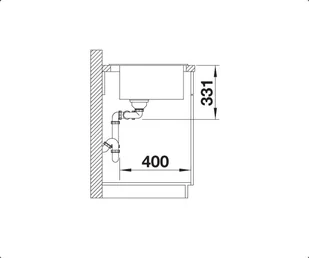Blanco PLEON 6 Split ANTRACYT 521689 - Zlewozmywaki - miniaturka - grafika 7