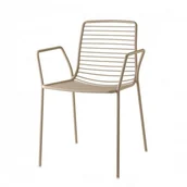 Krzesła - Scab Design Krzesło Summer z podłokietnikami - szare 2520 VT - miniaturka - grafika 1