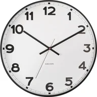 Zegary - Karlsson Zegar ścienny New Classic 40 cm biały KA5847WH - miniaturka - grafika 1