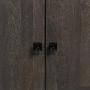 vidaXL Szafka z litego drewna mango, 60 x 30 x 76 cm - Komody - miniaturka - grafika 4