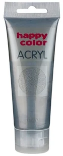 Happy Color Farba akrylowa 75ml. czarne srebro - Przybory szkolne - miniaturka - grafika 2