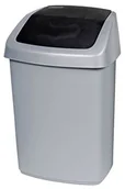 Kosze na śmieci - Curver Pojemnik na odpady 25L Srebrny/Anth 168013 - miniaturka - grafika 1