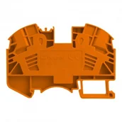 Kostki, złączki, wtyczki - Geberit DEGSON szynowa przelotowa zaciskowa pomarańczowa 16mm2 1P DS16-01P-15-00A(H) - miniaturka - grafika 1