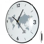 Zegary - Atrix Zegar dookoła świata convex płynący /30cm ATE2030PMS - miniaturka - grafika 1