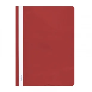 Donau Skoroszyt , PVC, A4, twardy, 150 160mikr. , czerwony - Artykuły biurowe - miniaturka - grafika 3