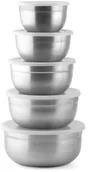 Miski i półmiski - Weis 21220 miska zestaw, 5 rozmiary ze stali nierdzewnej z Aroma pokrywa ochronna 21220 - miniaturka - grafika 1