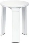 Taborety i hokery - Tatay tatay 4430001, taboret łazienkowy, 40 x 32 x 32 cm, biały 4430001 - miniaturka - grafika 1